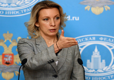 المتحدثة باسم الخارجية الروسية ماريا زاخاروفا
