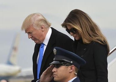 ترامب يصل إلى واشنطن قبل يوم من تنصيبه رئيسا للولايات المتحدة