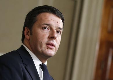 رئيس الحكومة الايطالية ماتيو رينزي