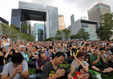 أرشيفية لاحتجاجات في هونج كونج