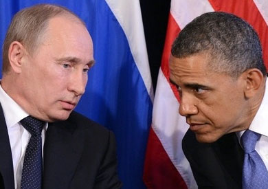 الرئيس الأمريكي باراك أوباما، ونظيره الروسي فلاديمير بوتين