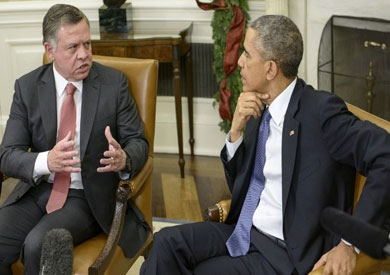 باراك اوباما والملك عبد الله ملك الاردن ارشيفية