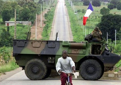 قوات فرنسية في أفريقيا الوسطى