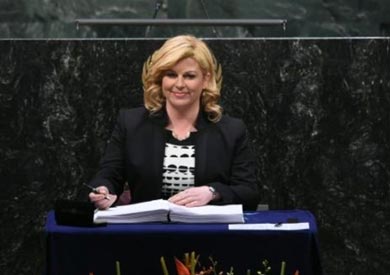 رئيسة كرواتيا كوليندا غرابار كيتاروفيتش