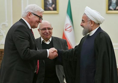 روحاني و وزير الخارجية الألماني فرانك-فالتر شتاينماير