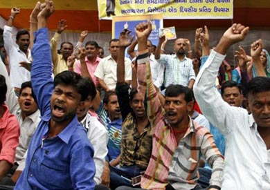 طبقة الداليت (المنبوذون) اسفل السلم الطبقي الهندوسي