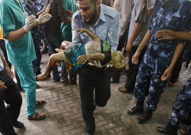 ضحايا العدوان الإسرائيلي على حي الشجاعية