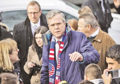 جيب بوش حقق قفزة كبيرة في انتخابات نيوهامشير