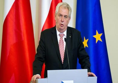 الرئيس التشيكي ميلوس زيمان