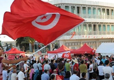 إحدي الوقفات في تونس - أرشيفية