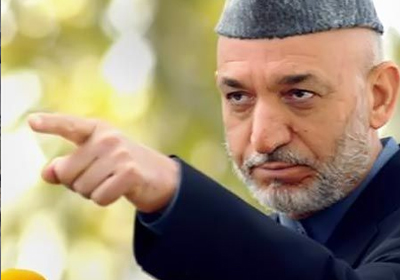 الرئيس الافغاني حميد كرزاي