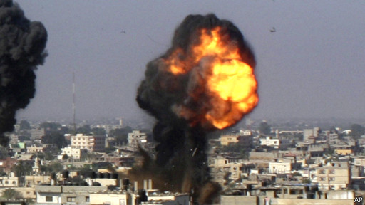 القصف على غزة -ارشيفية