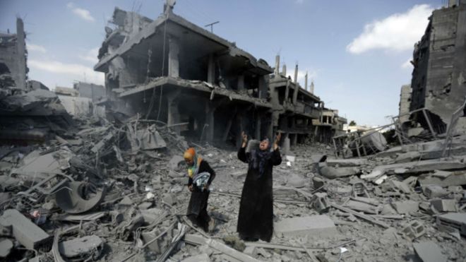 استمرت الحرب الأخيرة على قطاع غزة 50 يوما (أرشيف)