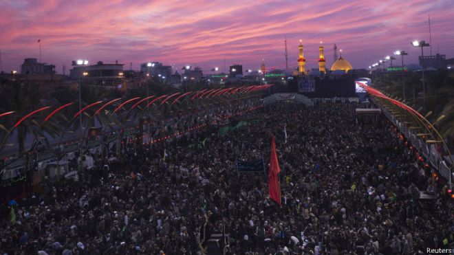 الحكومة العراقية قدرت عدد الزوار الشعية لكربلاء بـ 17 مليون زائر.