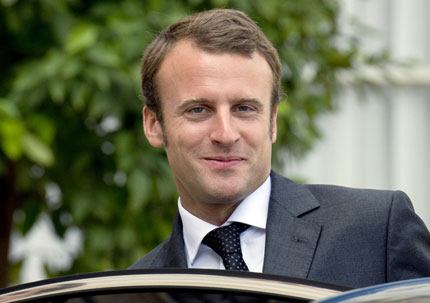 المرشح الرئاسي الفرنسي ماكرون