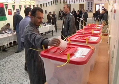 عملية الاقتراع في ليبيا-ارشيفية