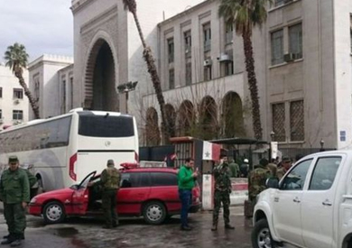 المسلحون المتطرفون كثفوا هجماتهم بالعاصمة دمشق واستهدفوا مجمع المحاكم قبل أيام