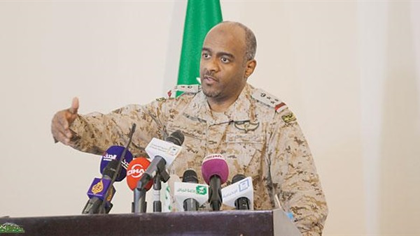 وزير الدفاع المتحدث باسم قوات تحالف عملية "عاصفة الحزم" العميد ركن طيار أحمد عسيرى