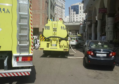 وفاة شخصين في حريق في مبنى سكني بالسعودية