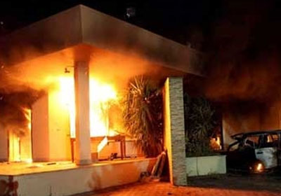 أرشيفية- تفجير القنصلية الأمريكية فى بنغازى