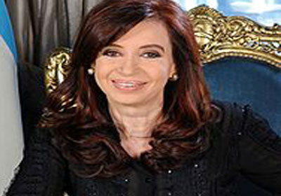 كريستينا كيرشنر الرئيسة الأرجنتينية