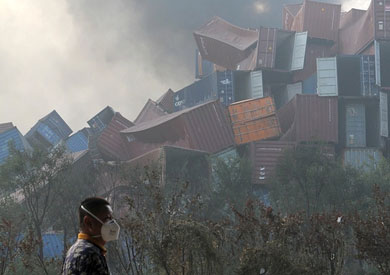 ارتفاع حصيلة ضحايا انفجارات ميناء للحاويات بالصين