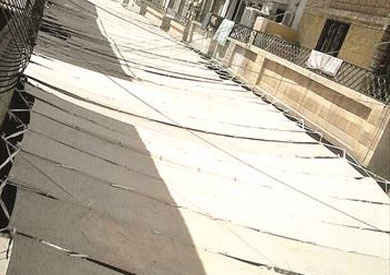 مظلات داعش في شوارع الرقة