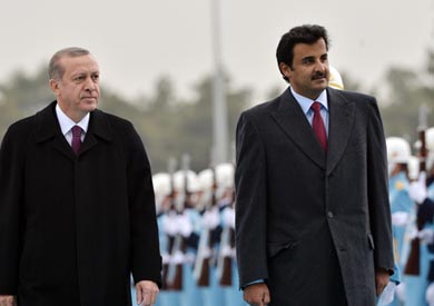 أمير قطر الشيخ تميم بن حمد آل ثاني، مع الرئيس التركي رجب طيب أردوغان