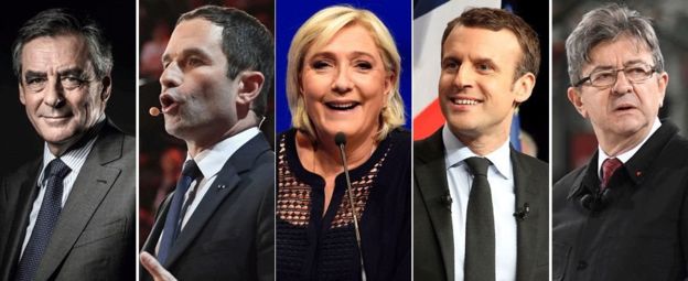 المتنافسون على الرئاسة الفرنسية