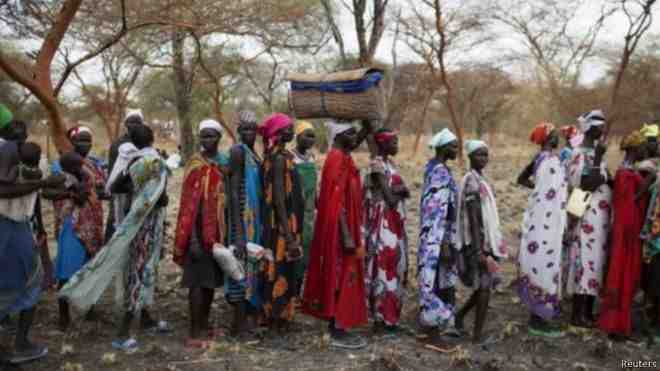 تسبب الصراع في جنوب السودان في حدوث أزمة غذائية تضرر منها نحو 2.5 مليون شخص