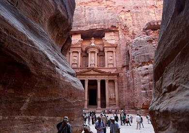 مدينة البتراء الأثرية في الأردن - أرشيف