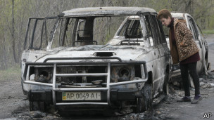 السلطات الأوكرانية تقول من المبكر تحديد من وراء الهجوم.