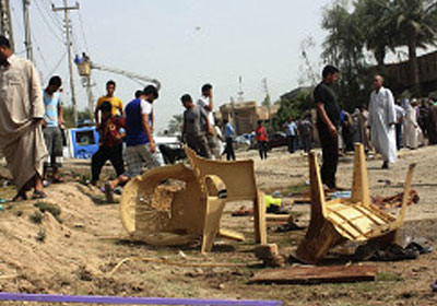 وقع الانفجار بينما كان المقهى مكتظا بالرواد عقب الافطار