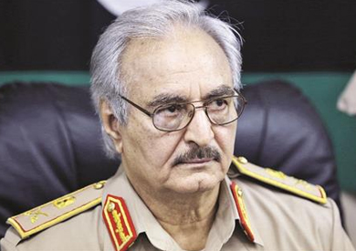 المشير خليفة حفتر القائد العسكرى فى شرق ليبيا