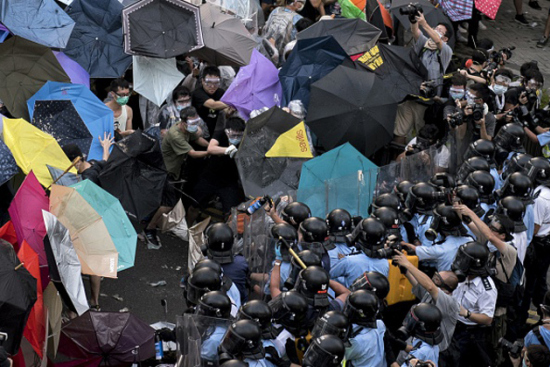 اشتباكات في هونج كونج – أرشيفية