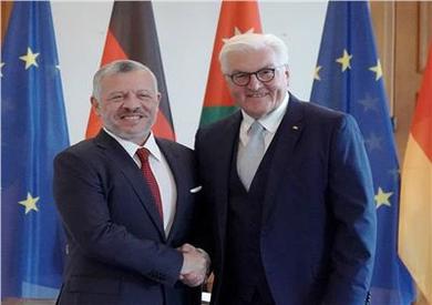 العاهل الأردني يبحث مع الرئيس الألماني العلاقات بين البلدين