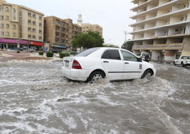 أمطار غزيرة، غير اعتيادية، تساقطت على العاصمة القطرية الدوحة