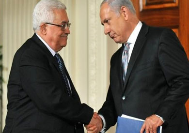 نتنياهو و الرئيس الفلسطيني محمود عباس