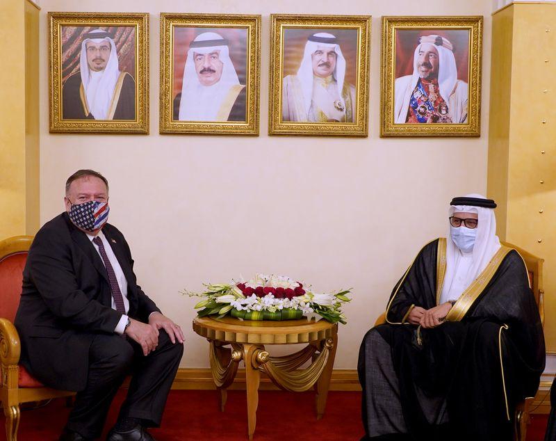بومبيو وولي عهد البحرين