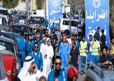إضراب عمال نفط الكويت