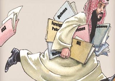 رسم تعبيرى عن اهتمامات المملكة حاليا- المصدر «فاينانشيال تايمز»