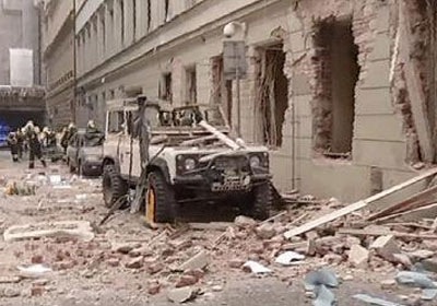 انفجار كبير في مبنى في وسط العاصمة التشيكية براغ