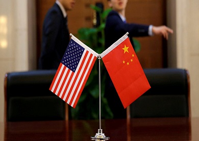 علم الصين وأمريكا