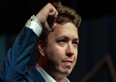 الصحفي البيلاروسي المنشق رومان بروتاسيفيتش