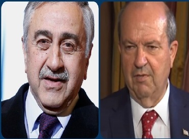 رئيس الوزراء أرسين تتار والرئيس مصطفى أقينجي