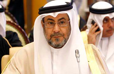 وزير الدولة للشؤون الخارجية بمملكة البحرين غانم فضل البوعيني