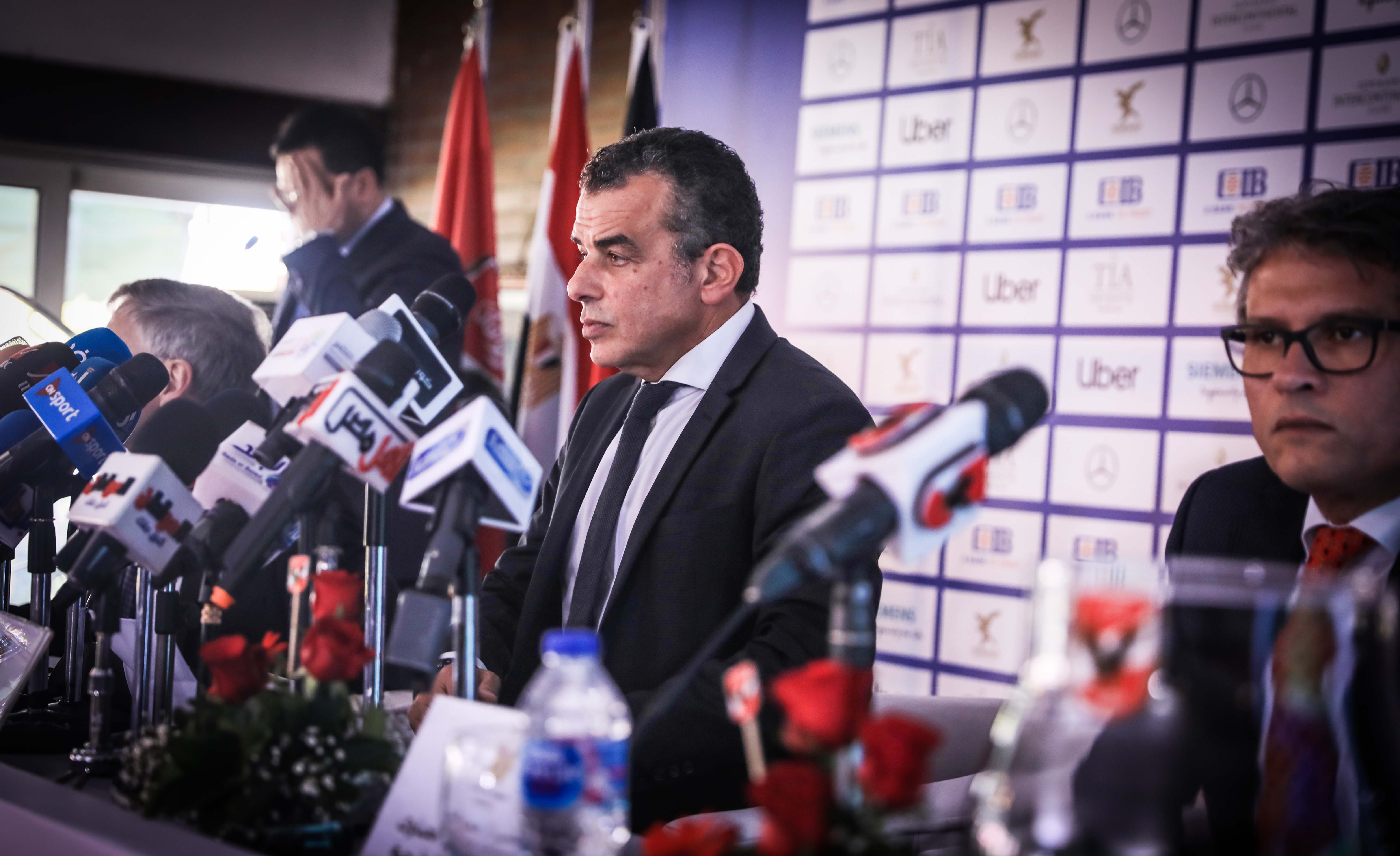 خالد مرتجي في المؤتمر الصحفي للبطولة