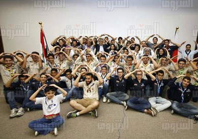 «منتخب كشافة مصر» في استضافة سفارة اليابان - تصوير : محمد الميموني
