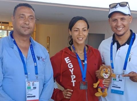 بسنت حميدة بطلة مصر في ألعاب القوى