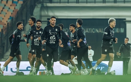 منتخب مصر يختتم تدريباته استعدادًا لمواجهة نيجيريا وديًا .